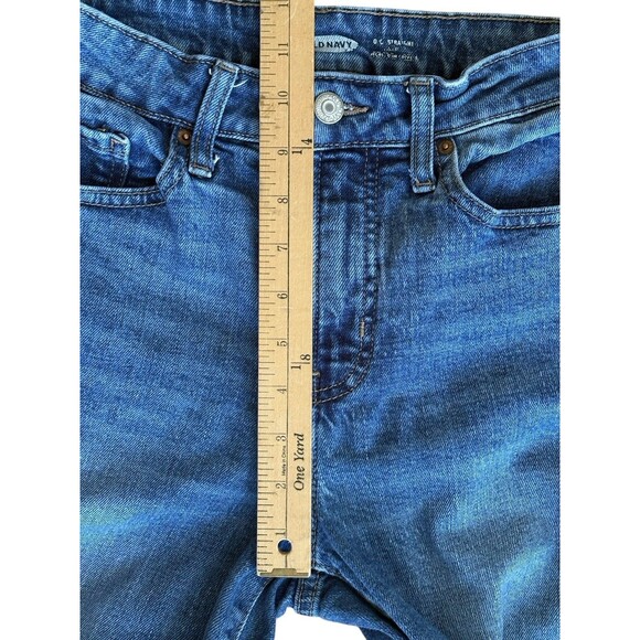 Old Navy OG Straight Leg Women's Jeans Secret Slim Pockets Medium Wash Size 4 - Picture 8 of 12